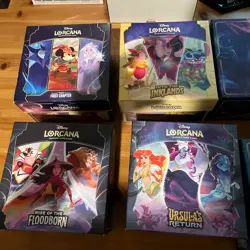 Disney Lorcana Lot Of 9 Empty Trove Boxes Sets 1-9- organizing/collecting- - Image 2