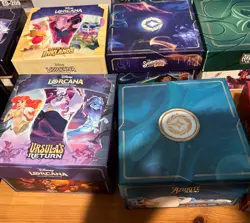 Disney Lorcana Lot Of 9 Empty Trove Boxes Sets 1-9- organizing/collecting- - Image 3