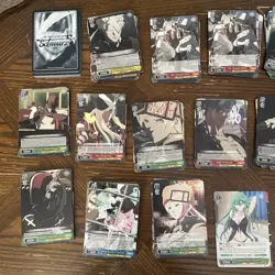 232 Weiss Schwarz Anime Mixed TCG C/UC Bulk Card Lot Cards! English - Image 1