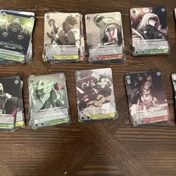 232 Weiss Schwarz Anime Mixed TCG C/UC Bulk Card Lot Cards! English - Image 3