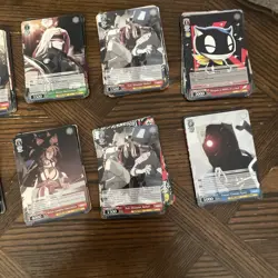 232 Weiss Schwarz Anime Mixed TCG C/UC Bulk Card Lot Cards! English - Image 4