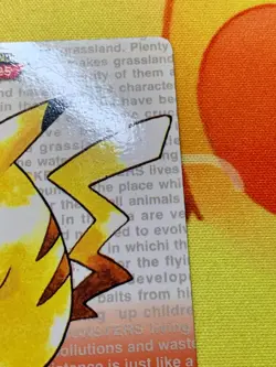 Pikachu Red Bandai 1996 Carddass 025 Japanese Card #2489 - Image 4
