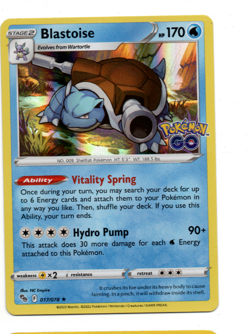 Blastoise Holo Foil Rare Pokemon Card Set Mint Condition - Image 1