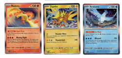Articuno Zapdos Moltres Holo Legendary Birds Set Pokemon Cards - Image 1