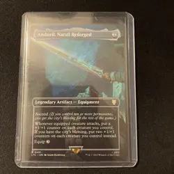 Anduril Narsil Reforged Borderless Lord of the Ring Tales of MiddleEarth Regular - Image 1