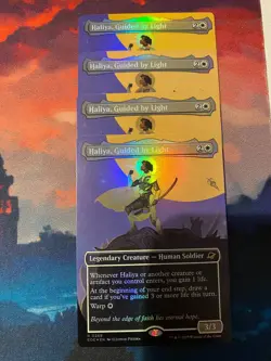 MTG Edge of Eternities Haliya Guided by Light Borderless Foil x 4 - Image 1