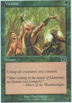 MTG Vitalize, Sixth Edition, Heavily Played, English - Image 1