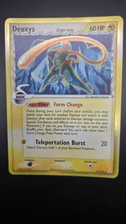 Deoxys (Speed) 6/110 — EXC/NM — EX Holon Phantoms — Delta Species Pokemon Card - Image 2