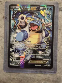 Pokemon TCG Blastoise EX Black Star Promo Holo Card XY122 - Image 2