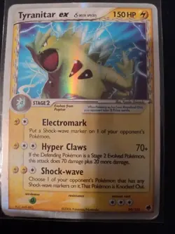 Lot of 6 Old Pokemon Cards, HP to Damaged. Tyranitar, Flygon, Steelix - Image 1