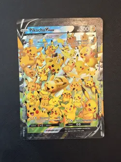 Pokemon TCG Pikachu V-Union Holo Oversized Promo Card SWSH140 300HP Lightning - Image 3
