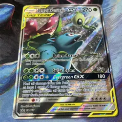 Celebi and Venusaur GX Tag Team *HOLO* Rare PROMO SM167 Pokemon TCG Near Mint - Image 2