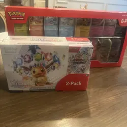 Pokemon Prismatic Evolutions Mini Tin + Bundle/ETB Costco - Image 1