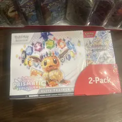 Pokemon Prismatic Evolutions Mini Tin + Bundle/ETB Costco - Image 2