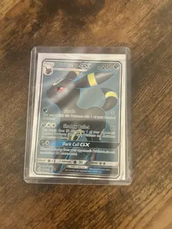 Pokemon Umbreon GX Ultra Rare 142/149 SM Base Set Holo 200 HP 2017 - Image 1