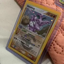 Pokemon TCG Holo Ultra Rare 2004 Nidoking 8/112 EX Fire Red and Leaf Green MINT - Image 1