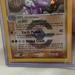 Pokemon TCG Holo Ultra Rare 2004 Nidoking 8/112 EX Fire Red and Leaf Green MINT - Image 3