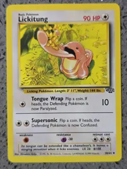 Pokemon - Lickitung - 38/64 - Jungle - WOTC - Uncommon - LP - Image 1