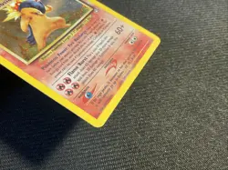 Typhlosion 17/111 Pokemon Neo Genesis Unlimited Heavy Holo Bleed Shoulder Swirl - Image 2