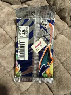 1996 Pokemon Japanese Sealed Booster Pack Base Set Unweighed LAST ONE! - Image 2