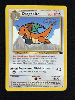 Pokemon Dragonite 05 Wotc Promo Regular 90 HP Pokemon TCG Card Stock - Image 1