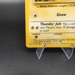 Pikachu 87/130 Base Set 2 Common 1999-2000 Basic Pokemon Card TCG WOTC NM/LP - Image 5