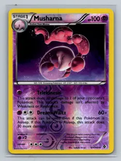 Pokemon Boundaries Crossed #69/149 Musharna Reverse Holo Rare - Image 1
