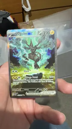 Pokemon TCG Zekrom ex 166/086 Ultra Rare Black Bolt - Image 2