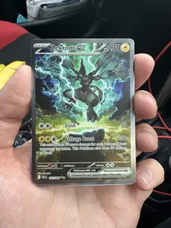 Pokemon TCG Zekrom ex 166/086 Ultra Rare Black Bolt - Image 3