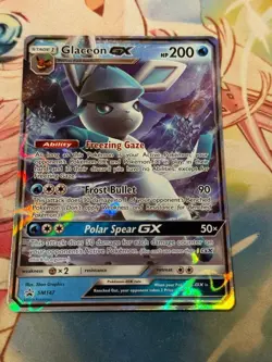 Pokemon Glaceon GX SM147 Sun & Moon Black Star Promo - Image 1