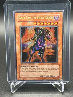 Yugioh TCG Swift Gaia The Fierce Knight CT1-EN004 LP - Image 1