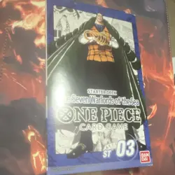 Bandai One Piece Card Game Starter Deck Seven Warlords ST-03 English Crocodile - Image 1