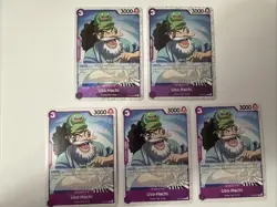x5 Uso-Hachi ST18-001 One Piece CCG PRB02 English x3non foil + x2 foil - Image 1
