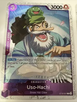 x5 Uso-Hachi ST18-001 One Piece CCG PRB02 English x3non foil + x2 foil - Image 2