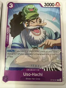 x5 Uso-Hachi ST18-001 One Piece CCG PRB02 English x3non foil + x2 foil - Image 5