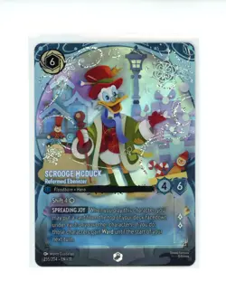Disney Lorcana Winterspell Scrooge Mcduck Reformed Ebenezer 235/204 Enchanted - Image 1