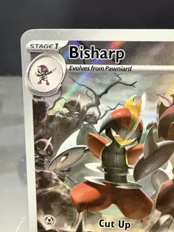 Bisharp 143/086 Pokemon TCG SV Black Bolt Illustration Rare Holo Card - Image 5