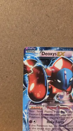 Deoxys EX (Team Plasma) Promo BW82 Full Art NM - ungraded Pokemon Card - Image 2