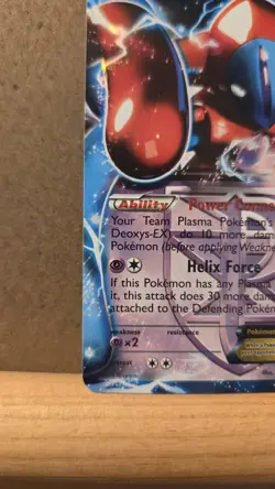 Deoxys EX (Team Plasma) Promo BW82 Full Art NM - ungraded Pokemon Card - Image 3