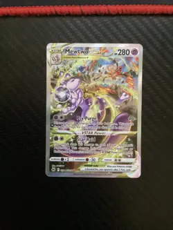 Mewtwo VSTAR Crown Zenith: Galarian Gallery Ultra Rare Card #GG44/GG70 NM - Image 1
