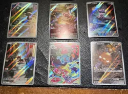 NM Pokemon Lot Collection Of (x7) Cards All Different Illustration Rare - Image 3