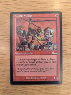 Goblin Welder Urza's Legacy - Magic (MTG) - Lightly Played - Regular Rare Card - Image 1