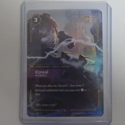 League of Legends Ezreal Prodigy Champion Unit Single Card 189/221 Card Stock - Image 1