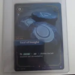 League of Legends Seal of Insight Gear Card Kudos Productions 120/298 - Image 1