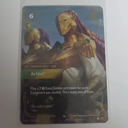 League of Legends Arise! Azir Signature Spell Card 198/221 foil English - Image 1