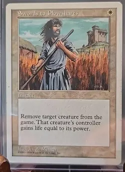 Swords to Plowshares Anthologies MTG Regular Moderately Played - Image 3