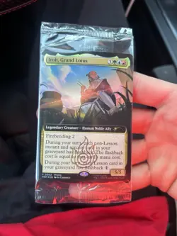 SEALED Iroh, Grand Lotus - Extended Art Foil Promo - BoxLunch Magic MTG Avatar - Image 1