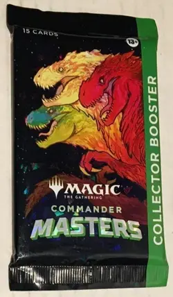 MTG - Commander Masters - English Collector Booster Pack - New Sealed - Image 1
