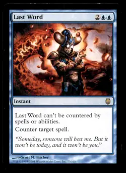 MTG Last Word LP Light Play Darksteel [4653] - Image 1