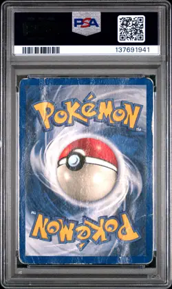 1999 POKEMON BASE SET UNLIMITED #4 CHARIZARD-HOLO PSA 1 - Image 2